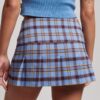1/2 Pleat Check Skirt