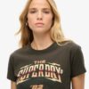 70S Rock Band Cap Sleeve T-Shirt