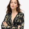70S Sleeve Pleated Woven Top