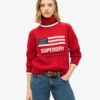 Americana Roll Neck Knit Jumper