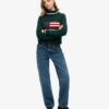 Americana Roll Neck Knit Jumper