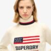 Americana Roll Neck Knit Jumper
