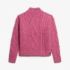 Aran Cable Knit Polo Jumper