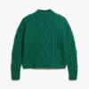 Aran Cable Knit Polo Jumper