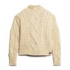 Aran Cable Knit Polo Jumper