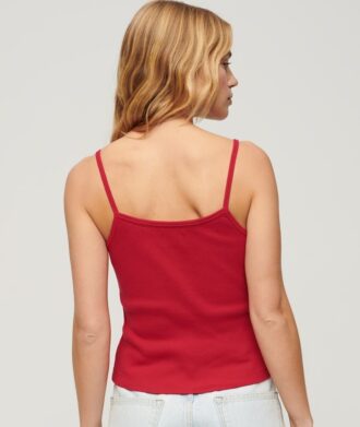 Athletic College Graphic Rib Cami Top