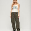 Athletic College Graphic Rib Cami Top