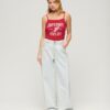 Athletic College Graphic Rib Cami Top