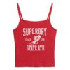 Athletic College Graphic Rib Cami Top
