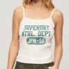 Athletic College Graphic Rib Cami Top