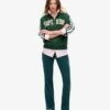 Athletic Essentials Applique Loose Zip Track Top