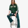 Athletic Essentials Applique Loose Zip Track Top