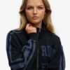 Athletic Essentials Applique Loose Zip Track Top