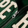 Athletic Essentials Applique Loose Zip Track Top