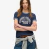 Athletic Essentials Beach Graphic Ringer T-Shirt