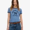 Athletic Essentials Beach Graphic Ringer T-Shirt