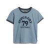 Athletic Essentials Beach Graphic Ringer T-Shirt