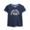 Athletic Essentials Beach Graphic Ringer T-Shirt