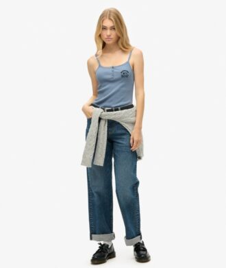 Athletic Essentials Button Down Cami Top