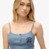 Athletic Essentials Button Down Cami Top