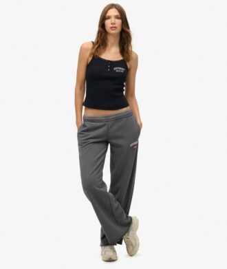 Athletic Essentials Embroidered Button Cami Top