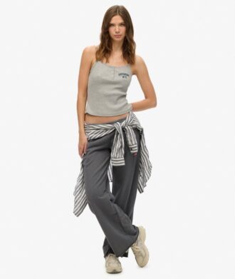 Athletic Essentials Embroidered Button Cami Top