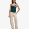 Athletic Essentials Embroidered Button Cami Top