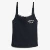 Athletic Essentials Embroidered Button Cami Top