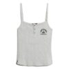 Athletic Essentials Graphic Button Cami Athletic Essentials Graphic Button Cami