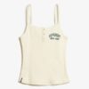Athletic Essentials Graphic Button Cami Top
