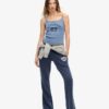 Athletic Essentials Graphic Pointelle Cami Top