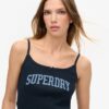 Athletic Essentials Graphic Pointelle Cami Top