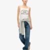 Athletic Essentials Graphic Pointelle Cami Top