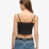 Athletic Essentials Lace Trim Cropped Cami Top