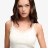 Athletic Essentials Lace Trim Cropped Cami Top