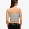 Athletic Essentials Lace Trim Cropped Cami Top
