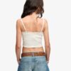 Athletic Essentials Lace Trim Cropped Cami Top