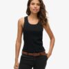 Athletic Essentials Lace Trim Vest Top