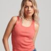Athletic Essentials Lace Trim Vest Top