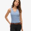 Athletic Essentials Lace Trim Vest Top