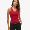 Athletic Essentials Lace Trim Vest Top