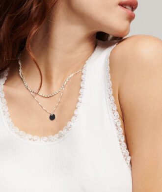 Athletic Essentials Lace Trim Vest Top