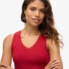 Athletic Essentials Lace Trim Vest Top