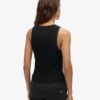 Athletic Essentials Lace Trim Vest Top