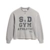 Athletic Essentials Loose Crop Crew Sweatshirt