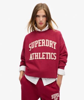 Athletic Essentials Oversized Applique Sweatshirt