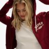 Athletic Essentials Relaxed Crop Zip-Hoodie