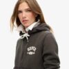 Athletic Essentials Relaxed Crop Zip-Hoodie