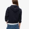 Athletic Essentials Relaxed Crop Zip-Hoodie