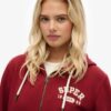 Athletic Essentials Relaxed Crop Zip-Hoodie